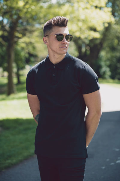 black polo